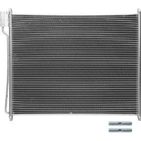 Air Conditioning A/C Condenser Compatible with Ford Excursion F-250 F-250 F-350 F-450 F-550 Super Duty