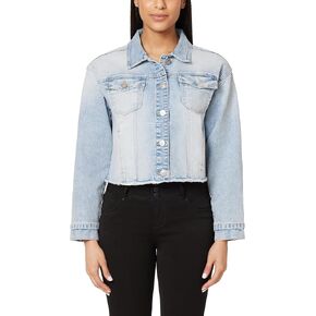 WallFlower Women's Dreamer Denim Jackets Juniors (Standard and Plus)