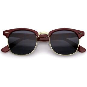 Premium Half Frame Metal Rivets Horn Rimmed Sunglasses 50mm in Kuwait