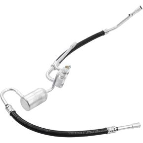 A-Premium A/C Suction and Discharge Line Hose Assembly Compatible with Nissan Quest 1994-1998 3.0L, Mercury Villager 1994-1998 3.0L, Without Rear A/C
