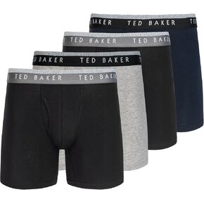 Ted Baker Men's 4 Pack Cotton Stretch Boxer Briefs