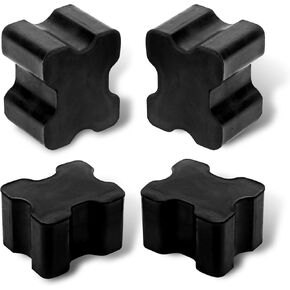 4 PCS Car Coil Spring Spacer, Heavy Duty Rubber Spring Supercharger Kit, Portable Front Coil Spring Shock Absorber Rubber Block, Replace Accessories for Most Cars, SUVs, Trucks (Black)