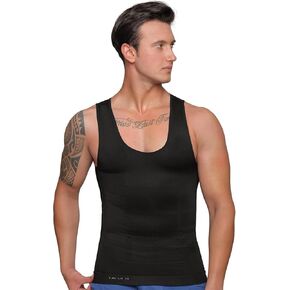 Compression Shirt Men Tank Tops Gynecomastia Vest Tummy and Chest Firming Body Sheaper Undershirt