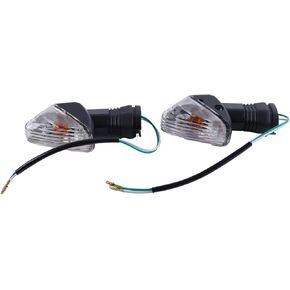 Front Turn Signal Set Left Right Turn Signal 23037-0135 23037-0136 Compatible with Kawasaki KLR650 2008-2018