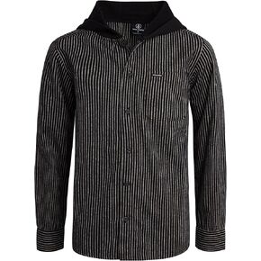 Volcom Boys Button Down Shirt - Breathable Woven Boys Long Sleeve Button Down Shirts - Classic Plaid Flannel Shirt (4-20)