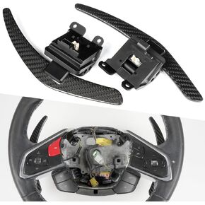 Magnetic Steering Wheel Paddle Shifter for Corvette C8 Z51 Z06 ZR1 Stingray Coupe HTC 2020 2021 2022 2023 2024 2025,Carbon Fiber for Corvette C8 Paddle Extension