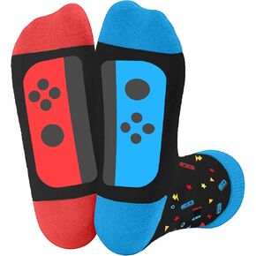 Gamer Gifts for Teens Boys - Video Game Gifts, Gamers Gift Ideas, Gaming Socks for Kids Teen,Gaming Socks for Boys 2-12 Years