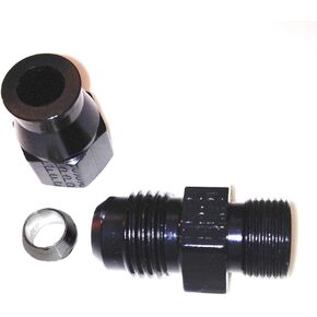 Fragola 892004-Black Black 6an Male to 1/4 "تركيب محول الأنبوب