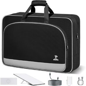 Bosynoy Carry Care for Starlink Gen 3 ، Case يناسب أطباق STARLINK SATELLITE EXCELISES GEN 3 ، حقيبة تخزين مقاومة للماء مع جيب داخلي ، حقيبة سفر في الهواء الطلق مقاومة للصدمات للتخييم و RV
