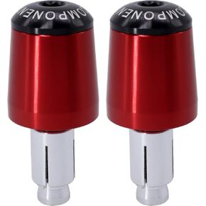 Hisport Universal 7/8 "22mm دراجة نارية المقود قبضة المقبض الألمنيوم المقبض المقبض قبضة المقابس مقابس متوافقة مع Honda CBR250R ، CBR300R ، CBR400R ، CBR250RR ، CBR400RR ، CBR600RR ، CBR900RR ، CBR9RR ،