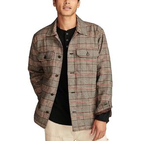 Lucky Brand Men's Plaid Shirt Jacket