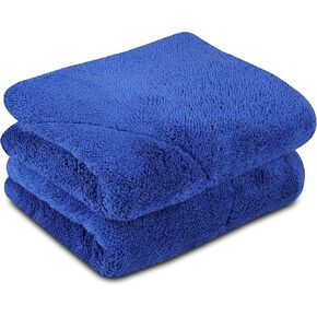 Ultra Plush Thick Microfiber Auto Detailing Towel - 15" x 24" - 560 GSM (Gray)
