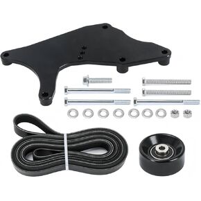 LS Truck SUV Dual Alternator Bracket Kit Compatible with GM 4.8L 5.3L 6.0L 6.2L Vortec V8 Engine 1999-2013 Chevy Tahoe Suburban Silverado GMC Yukon Cadillac Escalade Hummer H2