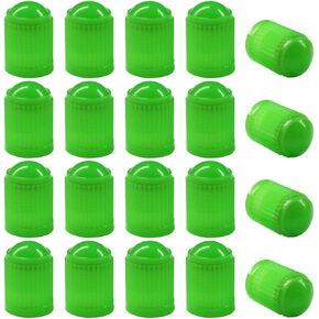 20PCS Car Tire Valve Stem Caps, Plastic Tire Stem Valve Dust Cover with O Rubber Seal, Universal Tire Air Valve Cap Stem Covers for Cars, SUVs, Trucks, Bikes and Motorcycles (Black)