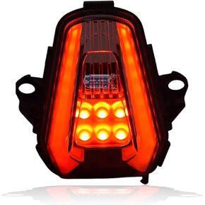 CB650R +TURNS FIT HONDA LED INTEGRATED COMBO SMOKE 2024 2025 TAILLIGHT CBR650R CB500 CB500 Hornet CB500R REAR E-MARK ON WATERPROOF