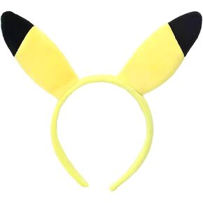 Joyfisco Plush Animal Ears عصابة عيد الميلاد عيد الميلاد موضوع حفلة Cosplay CoSplay عصابات (أصفر)