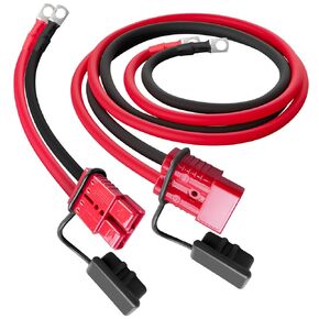 Quick Disconnect Winch Power Cable 7 FT, 4 Gauge 4 AWG Copper Wiring, Heavy Duty Battery Wiring Kit for Easy Connect and Disconnect