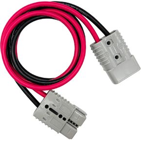 50A Battery Quick Connect Disconnect Plug Jumper Cables Connectors with 2 * 6 AWG 47inch Wire for Towing Recovery Winch Auto Car Trailer Driver Electrical Devices