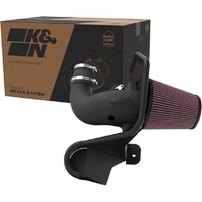 K&N Cold Air Intake System: High-Flow Air-Filter, Increase Performance & Horsepower: Compatible with 2022-2024 JEEP Grand Cherokee, 63-1595
