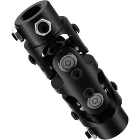 9/16 "-26 spline x 3/4" DD Black Double U Coint Cointer Universal Coint Doint Doint Doint ، الطول الإجمالي: 5-1/8 "