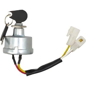 Starter Ignition Key Switch 005558982R93 Compatible with Mahindra Tractor 3505 475 485 3325 3525 3535 3540 3550 3640 3650 4025 4035 4525 4535 4540 4550 4565 5035 5525 6025 6525 C27 C35 E350 MH50