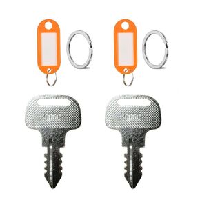 Ignition Keys Replacement for Kubota M Series Tractor Mower 18510-63720, 18510-63620, 393 (2-Pack)