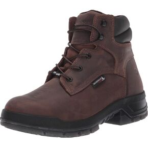 Wolverine Men's Ramparts USA 6" WP Boot, Dark Brown - 13 X-Wide in Kuwait