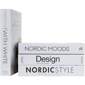 Decorative Faux Books | Mocha | Medium | 4 PCS | Home Decor | Coffee Table | Bookshelf | Aesthetic Book Set | Living Room | Preppy | Stylish | Modern Decor