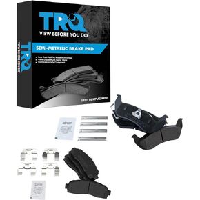TRQ Brake Pads Semi-Metallic Compatible with 2010-2011 Ford Ranger