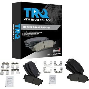 TRQ Brake Pads Ceramic Compatible with 2007 Hyundai Entourage 2006 Kia Sedona