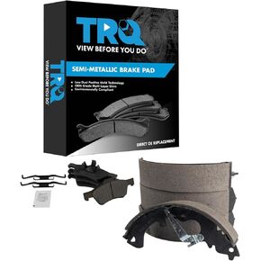منصات الفرامل TRQ شبه معجبة متوافقة مع 2007-2012 Ford Escape 2008-2011 Mazda Tribute 2008-2010 Mercury Mariner