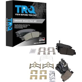 TRQ Brake Pads Ceramic Compatible with 2013-2018 Acura RDX