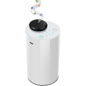 Aromatherapy Atomizing Diffuser,Waterless Diffuser,10/30/90s Spray Setting,Timer & Essential Oil Diffuser Battery Operated Lasts 48 h,Super Quiet and Thick Fog for Car,Room,Office(Black)
