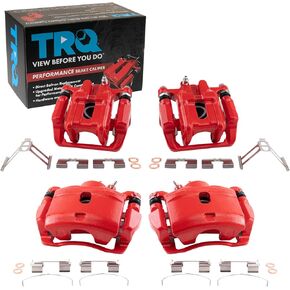TRQ Brake الفرجار مجموعة الأداء متوافق مع 2003-2011 Honda Element