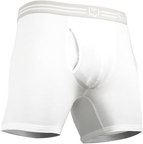SHEATH 4.0 Men's Dual Pouch Boxer Brief - RED WHITE BLUE - S 28-30" in Saudi Arabia