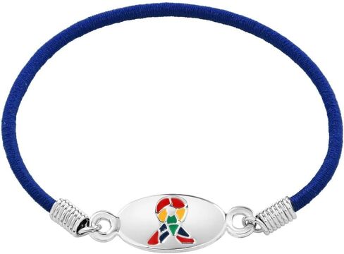 Fundraising For A Cause | Autism Awareness Stretch Bracelet - Asperger’s & Autism Awareness Bracelet in a Bag (1 Bracelet - Retail) in Saudi Arabia