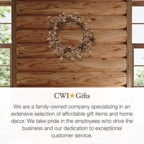 CWI Gifts Pip Ring with Rusty Stars, 6-Inch, Tea Stain in Saudi Arabia