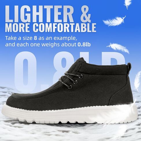 Furuian Steel Toe Shoes for Men High-top Safety Shoes for Men Lightweight Work Boots Canvas Steel Toe Sneakers Comfortable Work Loafers Zapatos De Trabajo para Hombres in Saudi Arabia