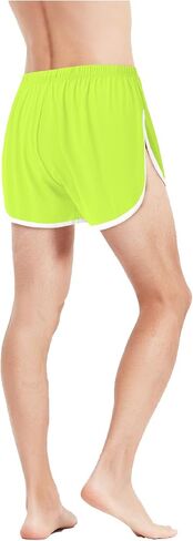 JINSHI Men's Side Split Boxer Shorts Casual Workout Athletic Boxers Trunks Loose Lounge Home Wear M L XL 2XL 3XL in Saudi Arabia
