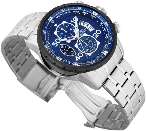 Invicta Men's 22970 Aviator Analog Display Quartz Silver Watch in Saudi Arabia
