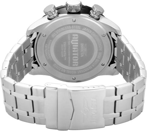 Invicta Men's 22970 Aviator Analog Display Quartz Silver Watch in Saudi Arabia