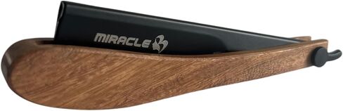 MIRACLE Straight Razors for Men, Straight Edge Razor Shaving Kit, Mens Straight Razor Compatible with Disposable Single Edge Steel Blades in Saudi Arabia
