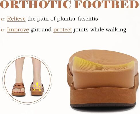 KuaiLu Womens Dressy Orthotic Flip Flops Trendy Comfortable Cushion Recovery Walking Criss Cross Thong Sandals Lightweight Yoga Foam Summer Slides with Plantar Fasciitis Arch Support in Saudi Arabia