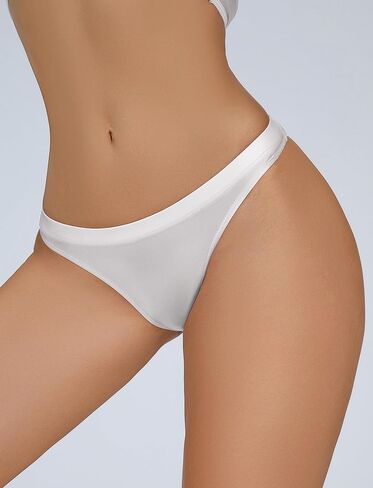 Aivtalk Oil Glossy Briefs for Women Shiny Smooth Panties Seamless Stretch Thong Panties Underwear in Saudi Arabia