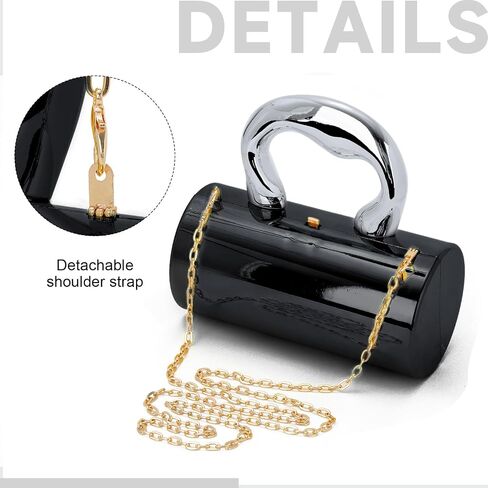 Oweisong Acrylic Handbag Tote for Women Gold Clutch Purse Top Handle Satchel Y2K Party Shoulder Bag with Top Handle 2025 in Saudi Arabia