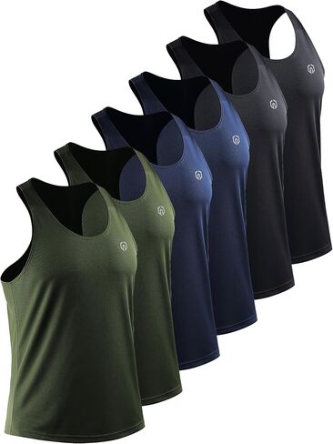 NELEUS Men's 3 Pack Workout Running Tank Top Sleeveless Gym Athletic Shirts in Saudi Arabia