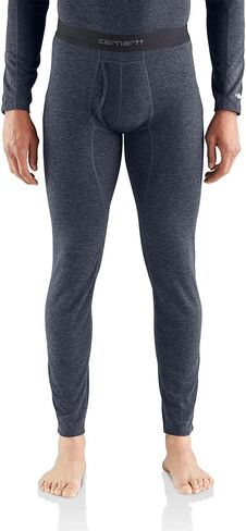 Carhartt mens Force Midweight Thermal Pant Base Layer Bottom, Burnt Olive Heather, Medium US in Kuwait