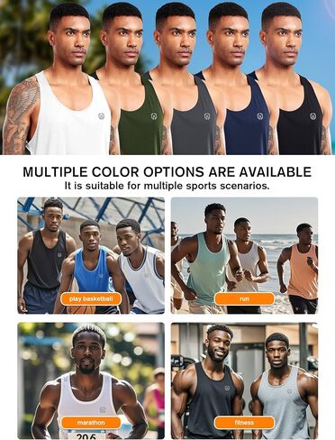 NELEUS Men's 3 Pack Workout Running Tank Top Sleeveless Gym Athletic Shirts in Saudi Arabia