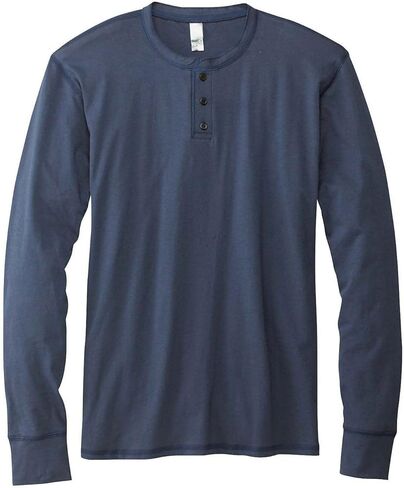 Bella+Canvas 3150 - Long Sleeve Jersey Henley Dark Grey Heather in Saudi Arabia