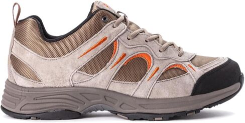 Propét mens Connelly Walking Shoe, Gunsmoke/Orange, 13 XXXW US in Saudi Arabia